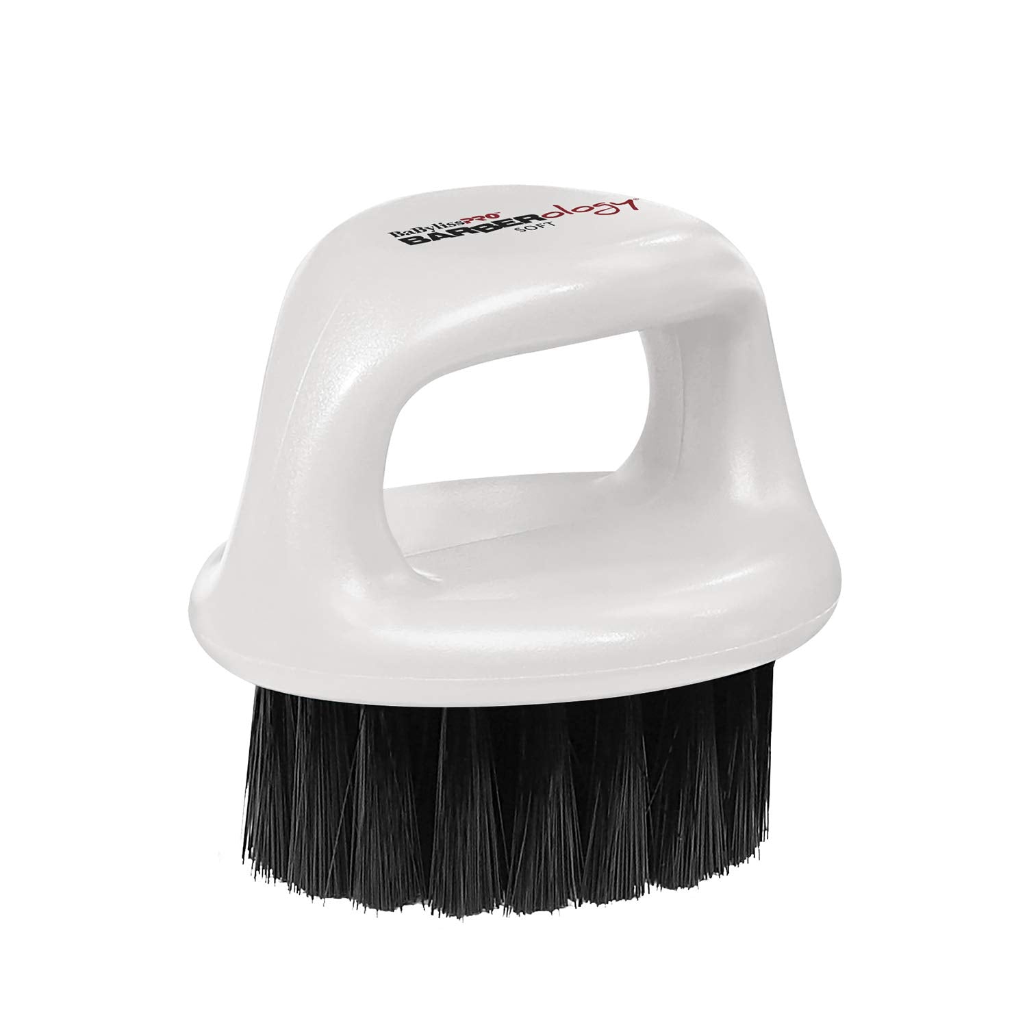 Babyliss #BBCKT11WT Barberology Fade Knuckle Brush White - Soft Bristle-