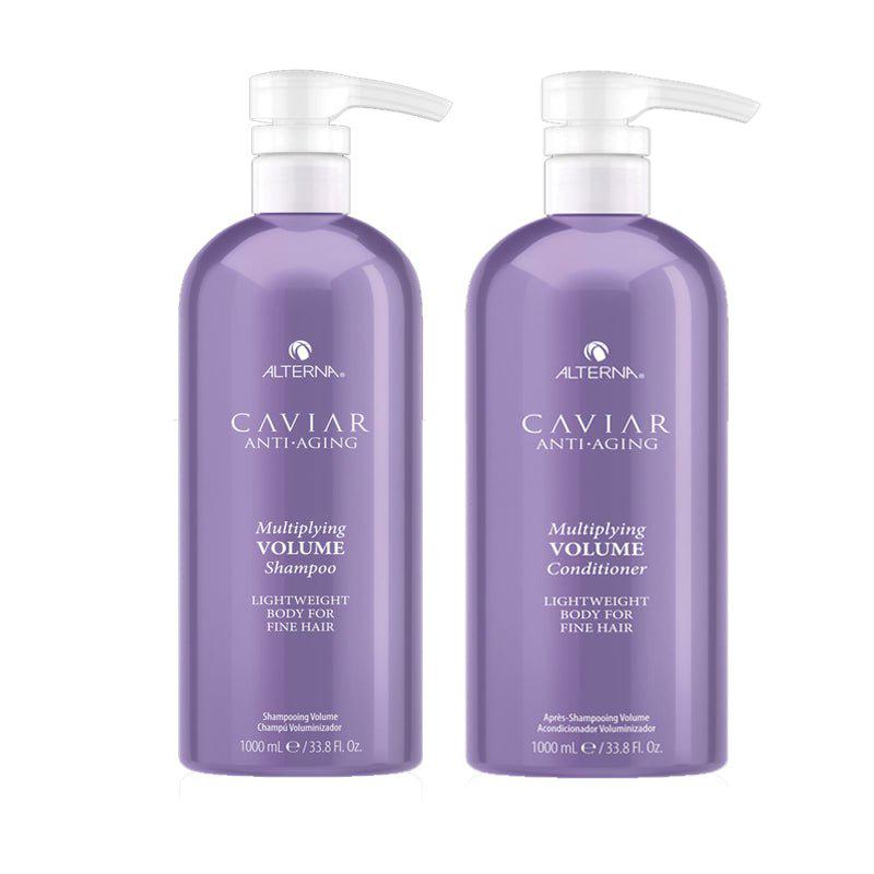 Alterna Caviar Multiplying Volume Shampoo & Conditioner 33.8oz Bundle Duo-