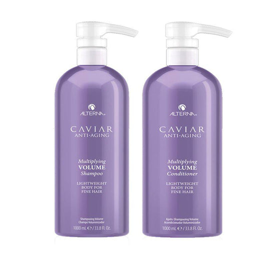 Alterna Caviar Multiplying Volume Shampoo & Conditioner 33.8oz Bundle Duo-