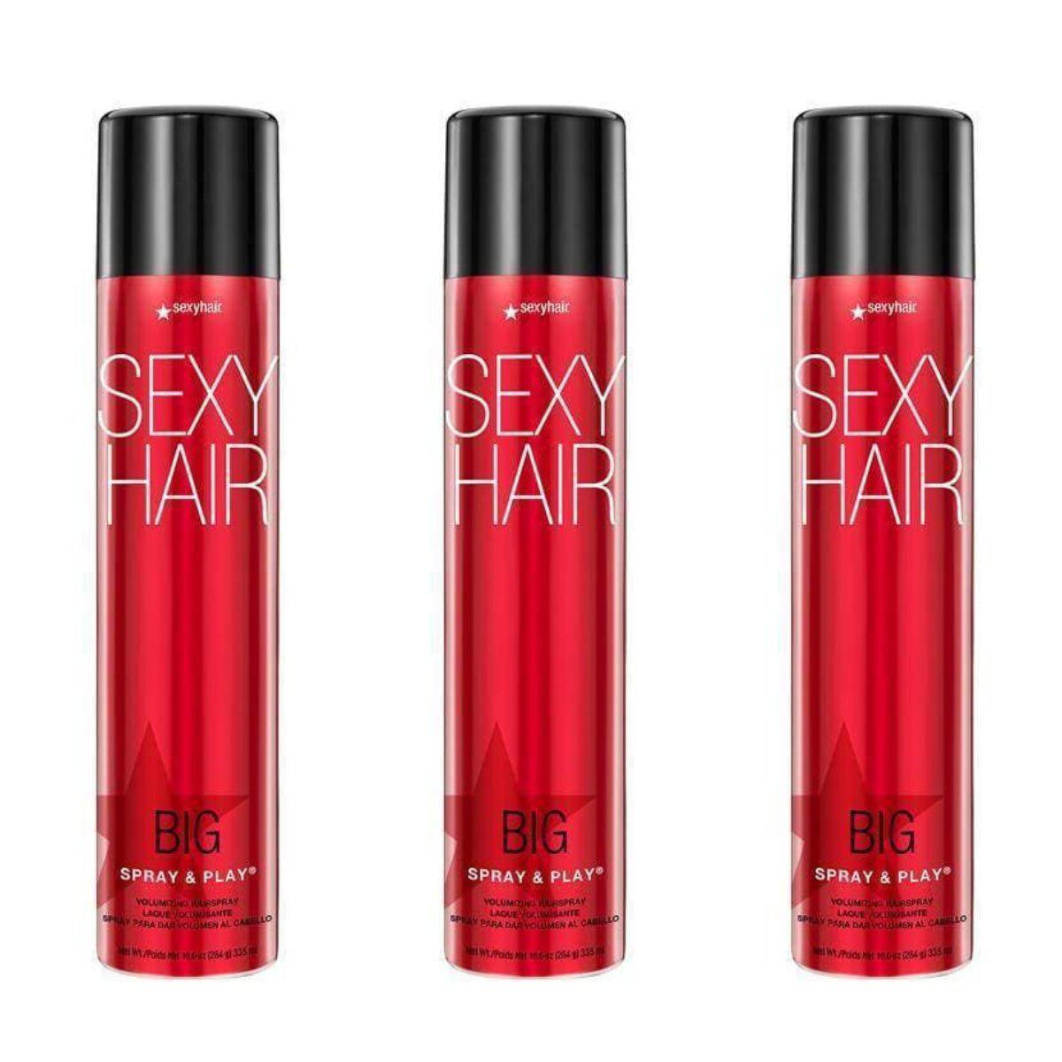 Big Sexy Hair Spray & Play Volumizing Hair Spray 10oz pack of 3-