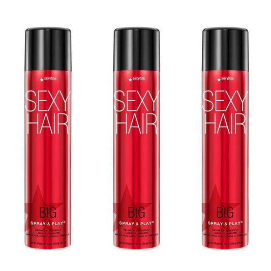 Big Sexy Hair Spray & Play Volumizing Hair Spray 10oz pack of 3-