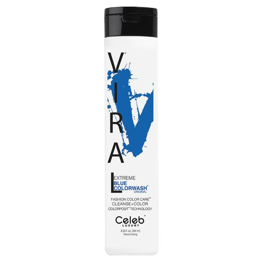 Celeb Luxury VIRAL COLORWASH, EXTREME BLUE, 8.25oz.-