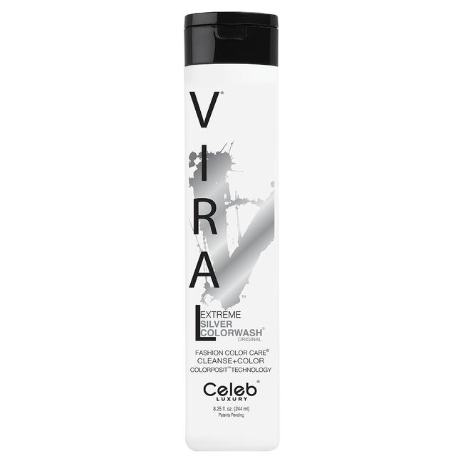 Celeb Luxury VIRAL COLORWASH, EXTREME SILVER, 8.25oz.-