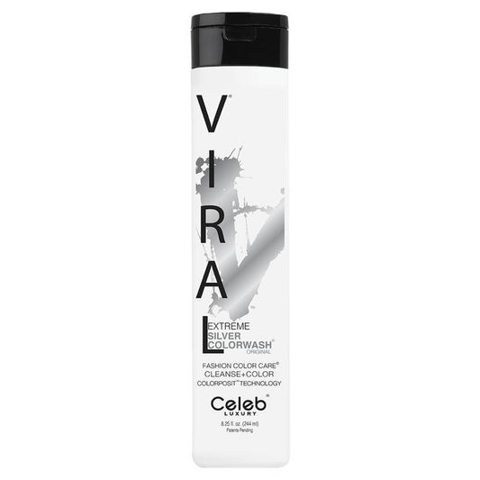 Celeb Luxury VIRAL COLORWASH, EXTREME SILVER, 8.25oz.-