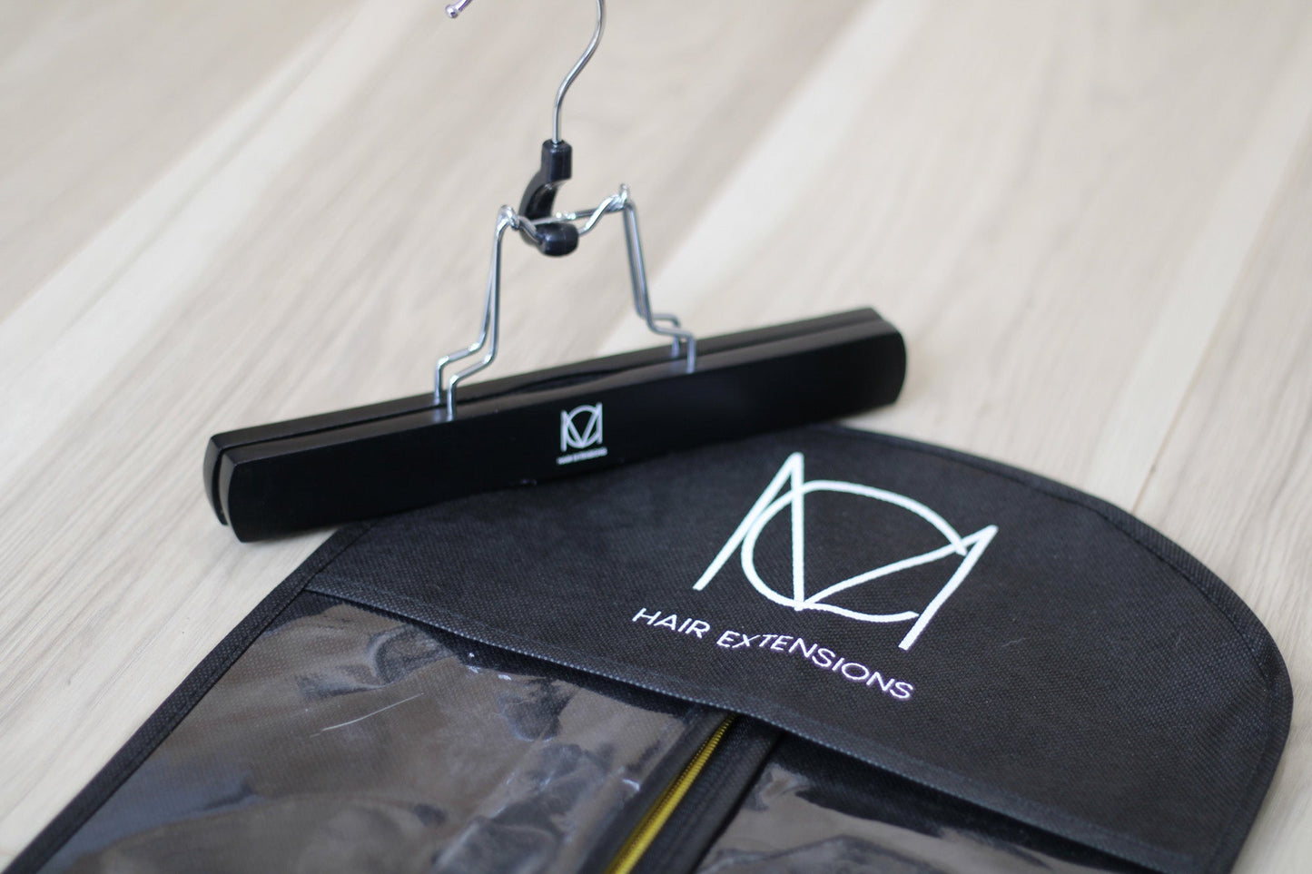Hair Extension Display Bag with Hanger