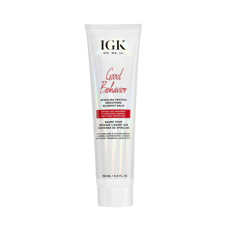 IGK GOOD BEHAVIOR Protein Smoothing Blowout Balm 5oz-