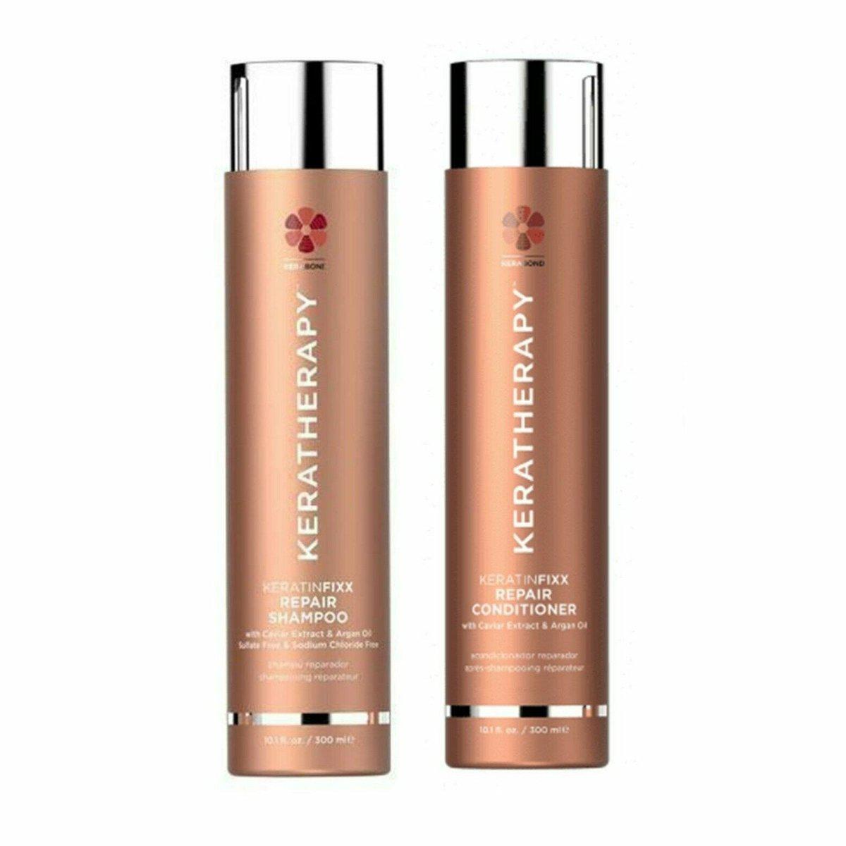 Keratherapy KeratinFixx Repair Shampoo and Conditioner 10.1 fl.oz Duo-