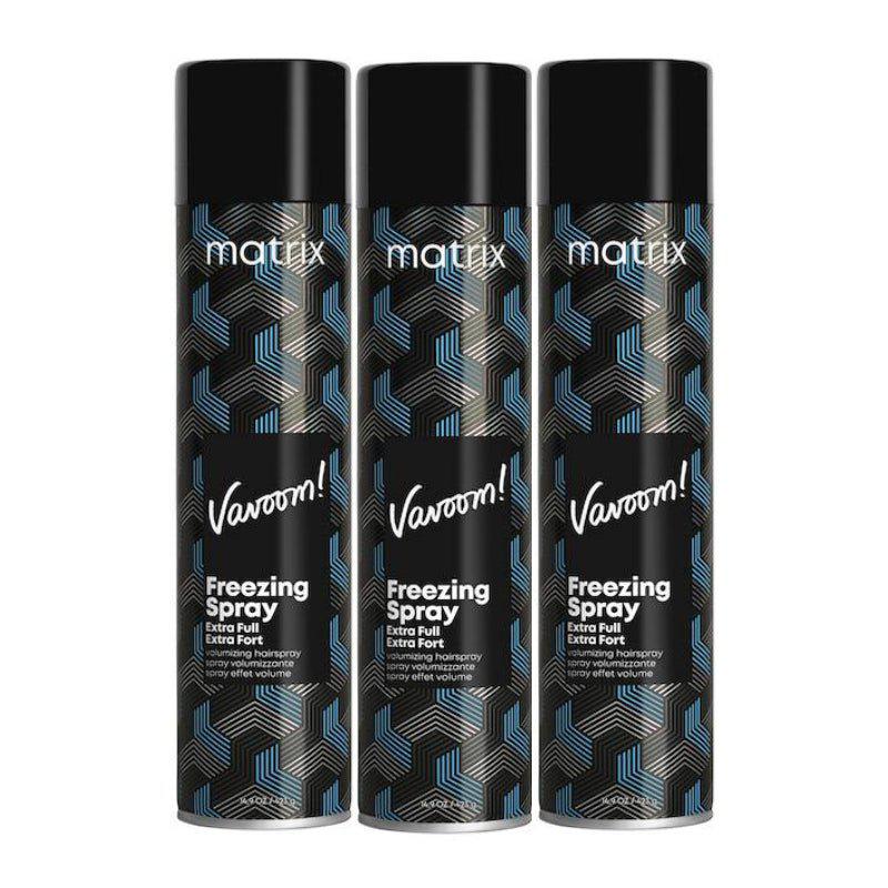 Matrix Vavoom Extra Full Freezing Hairspray 15oz (Pack of 3)-