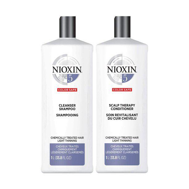 Nioxin System 5 Cleanser & Scalp Therapy Conditioner Duo 33.8 oz-