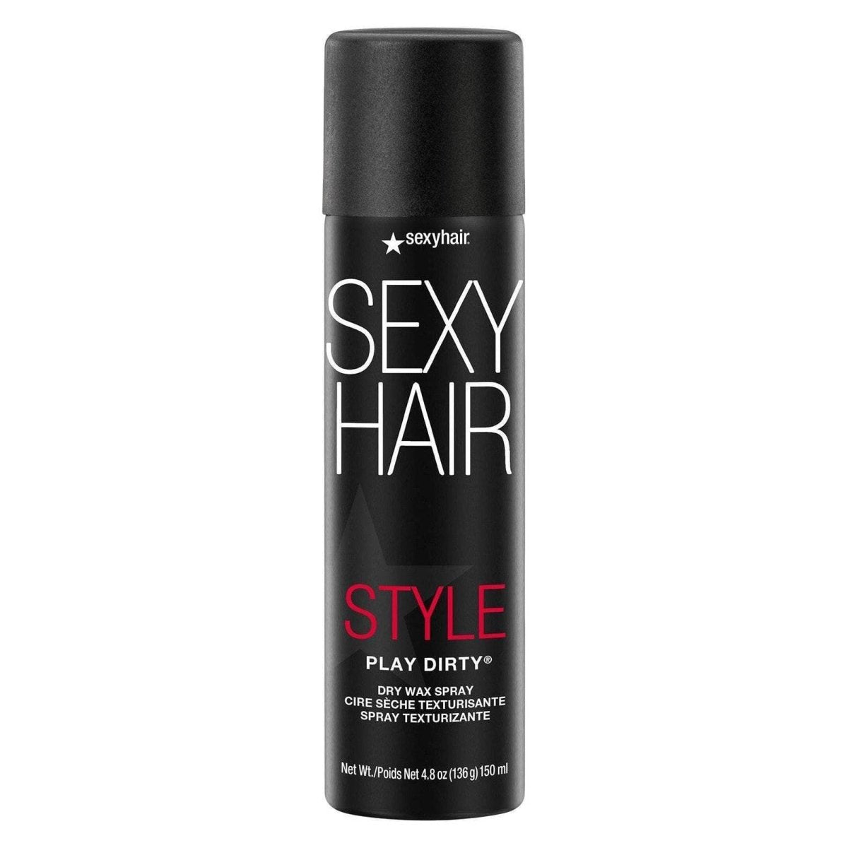 Sexy Hair Play Dirty Dry Wax Spray 4.8oz (4 Shine + 4 Hold)-