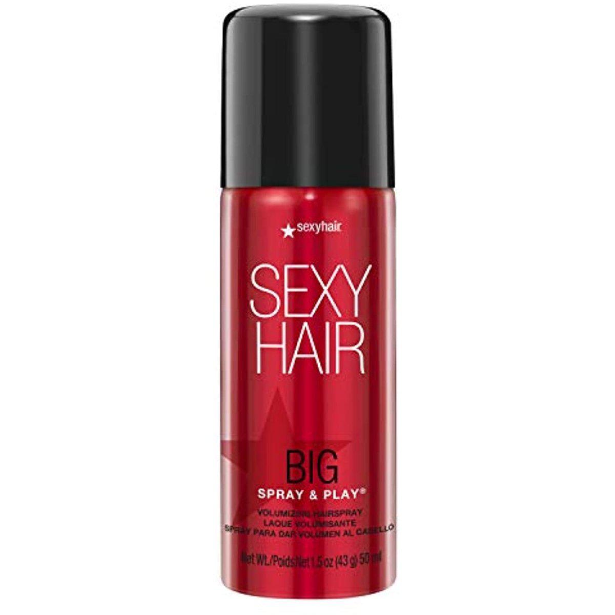 SexyHair Big Spray & Play Volumizing Hairspray Travel Size, 1.5 Oz-