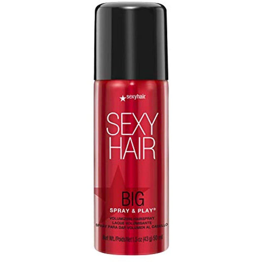 SexyHair Big Spray & Play Volumizing Hairspray Travel Size, 1.5 Oz-