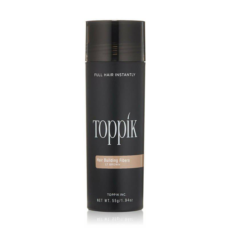 TOPPIK Hair Building Fibers, Light Brown, 55g/1.94 oz-
