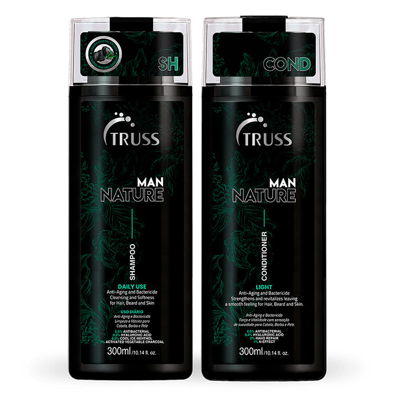 Truss Man Nature Shampoo & Conditioner 10.14oz Duo-