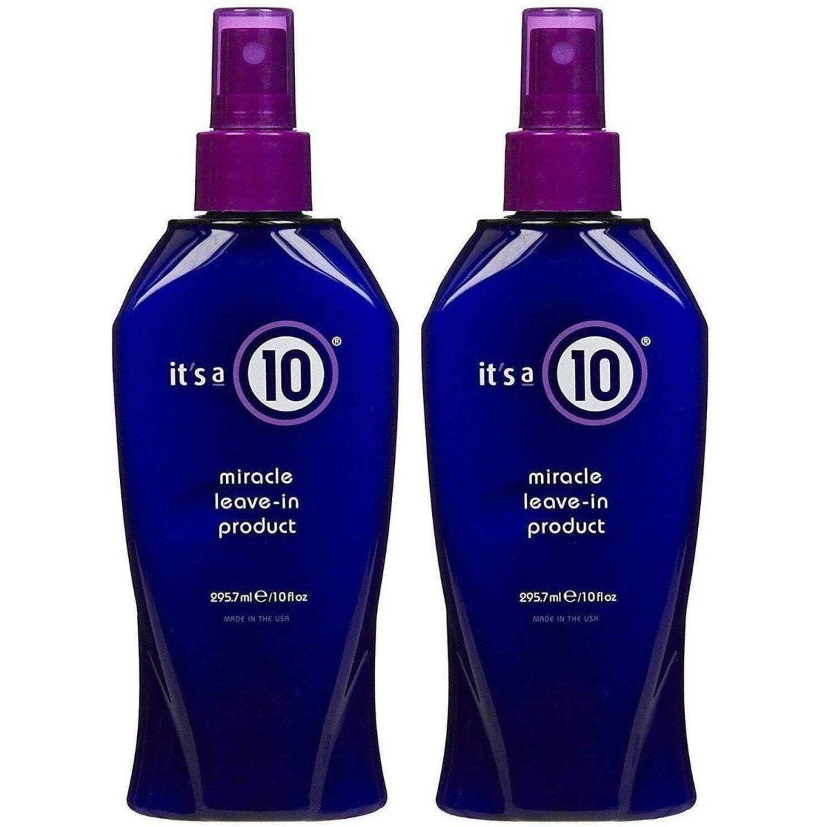 its a 10 Miracle Leave-In product 10oz Pack of 2-