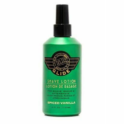 18.21 Man Made Spiced Vanilla Glide Shave Lotion 6 oz- 