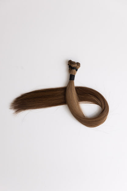 Caramel Dreams: Hand-Tied Wefts
