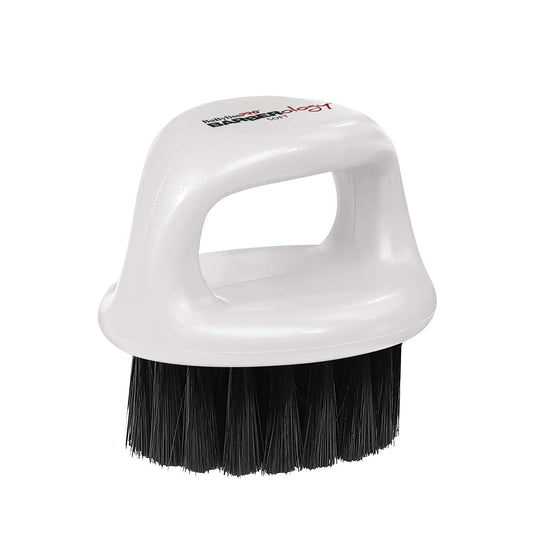 Babyliss #BBCKT11WT Barberology Fade Knuckle Brush White - Soft Bristle- 