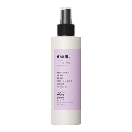 AG Hair Spray Gel Thermal Setting Spray 8 oz- 