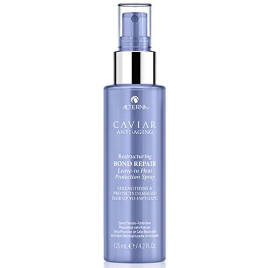 Alterna Caviar Anti-Aging Restructuring Bond Repair Leave-In Heat Protection Spray, 4.2 oz- 