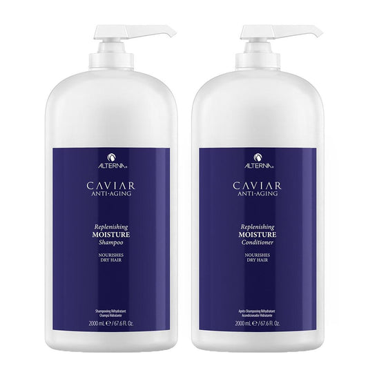 Alterna Caviar Moisture Shampoo and Conditioner 67.6 oz DUO- 