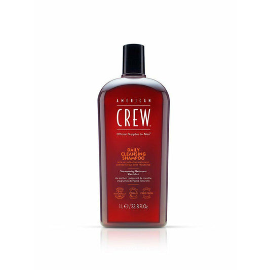 American Crew Men's Daily Shampoo, 33.8oz- 