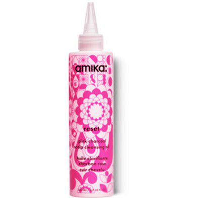 Amika Reset Pink Charcoal Scalp Cleansing Oil 6.7 oz- 