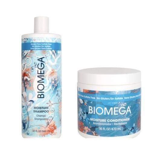 Aquage Biomega Moisture Shampoo, 32oz /Intensive Conditioner,16oz Duo- 