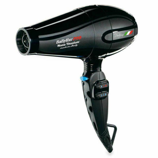 BabylissPRO Nano Titanium Portofino Hair Dryer -Black- 