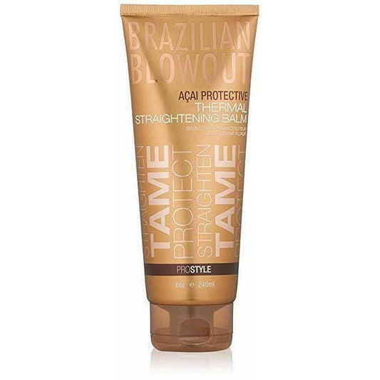 Brazilian Blowout Acai Protective Thermal Straightening Balm 8oz- 