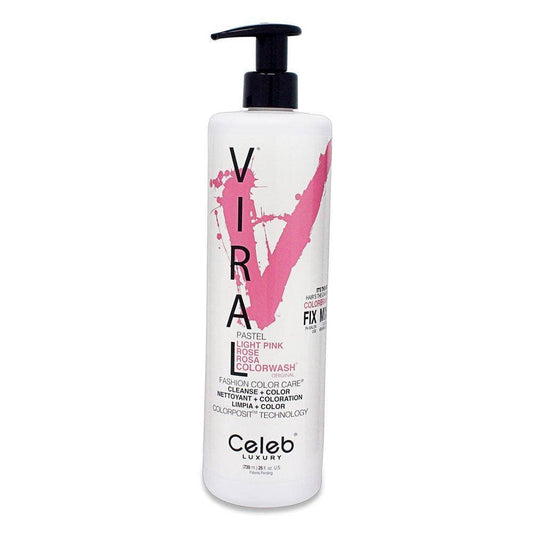 Celeb Luxury VIRAL Cleanse & Color- Light Pink 25oz- 