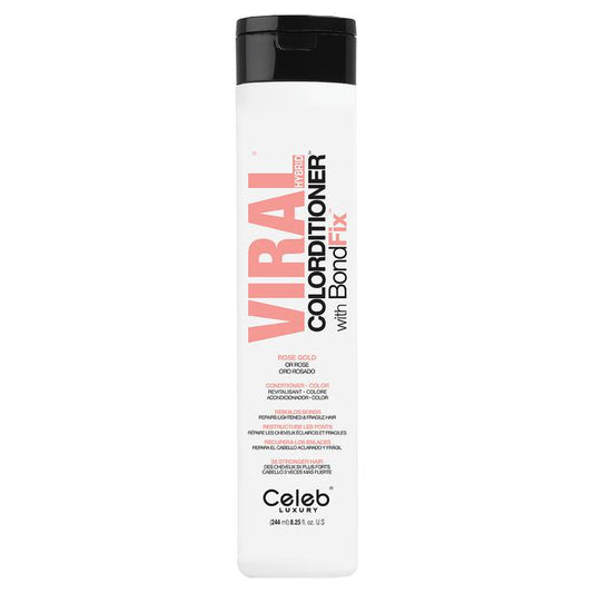 Celeb Luxury Viral Hybrid Color Conditioner with BondFix - Rose Gold 8.25oz- 