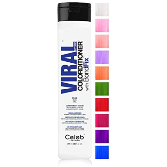 Celeb Luxury- Viral Vivid Deep Blue Hybrid Toner Conditioner 8.25oz- 