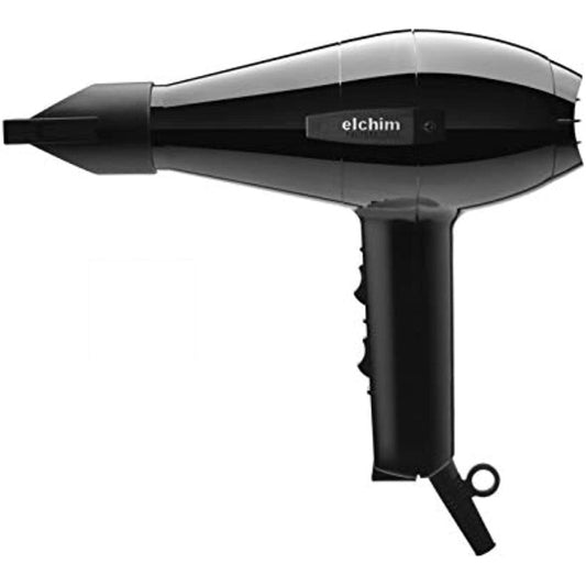 Elchim 2001 Professional Hair Dryer 2000 Watts - Black- 