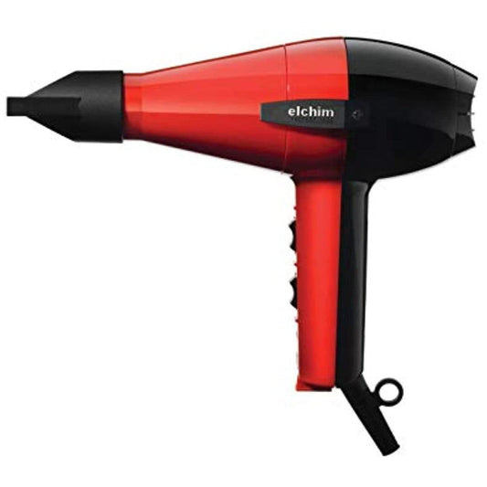 Elchim Professional Hair Dryer - Red and Black- 