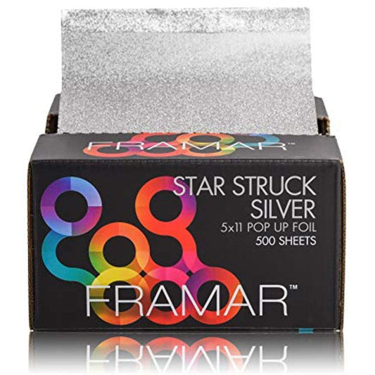 Framar Star Struck Silver 5x12 Pre-Cut Sheets Smooth Heavy 500/Dl- 