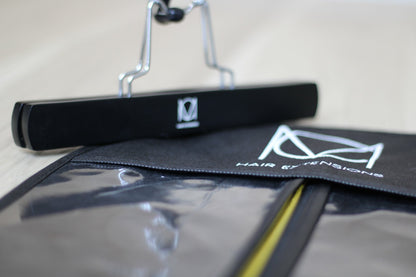 Hair Extension Display Bag with Hanger