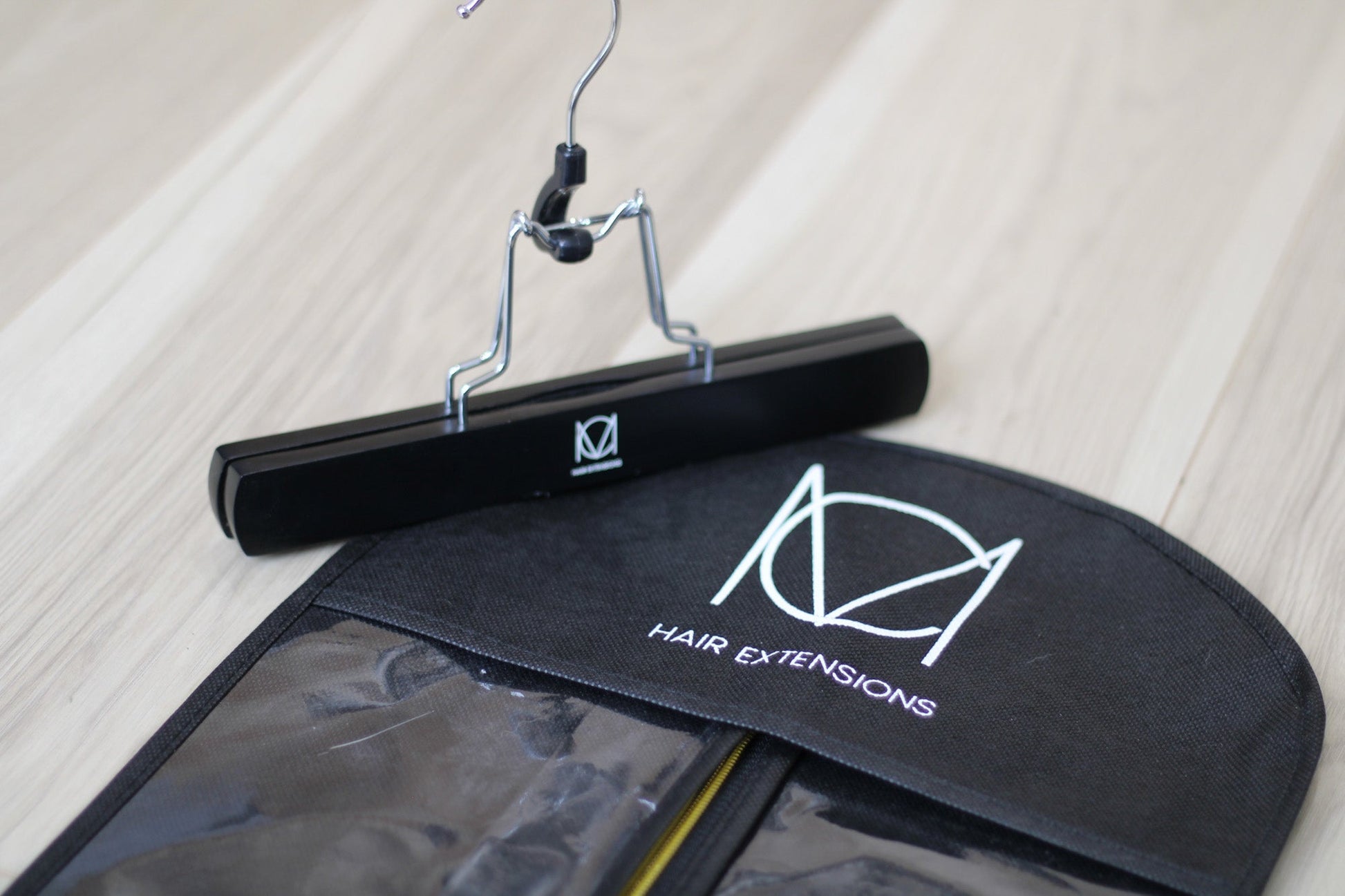 Hair Extension Display Bag with Hanger