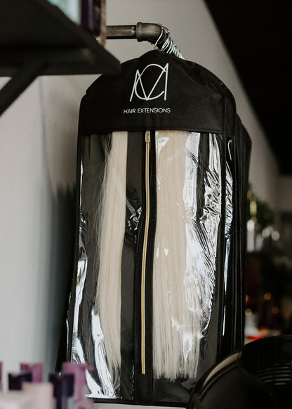 Hair Extension Display Bag with Hanger