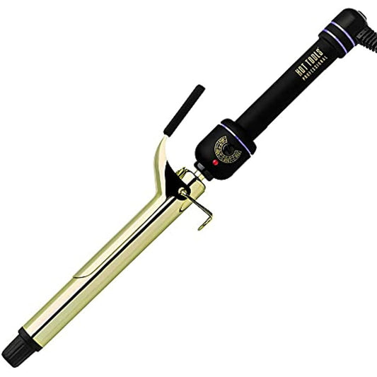 Hot Tools 1" 24K Gold Salon Curling Iron/Wand - Extra Long Barrel #HT1181XL- 