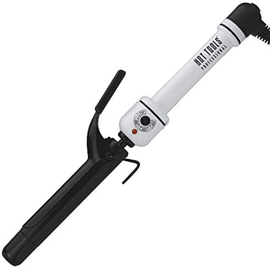 Hot Tools Nano Ceramic Salon Curling Iron/Wand Model HTBW44 Black/White 1 Inch- 
