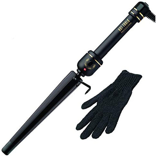 Hot Tools Professional Black Gold Extra Long Salon Tapered Curling iron HT1852XLBG- 