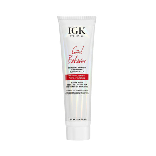 IGK GOOD BEHAVIOR Protein Smoothing Blowout Balm 5oz- 