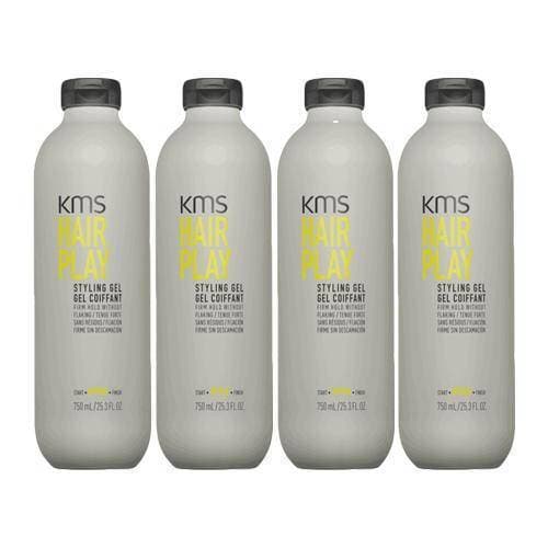KMS HairPlay Styling Gel Firm Hold 25.3oz (Pack of 4)- 