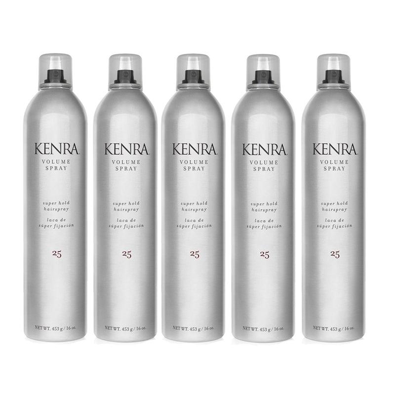 Kenra Volume Hairspray #25, 55% Voc, 16 oz (Pack of 5)- 