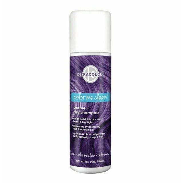 Keracolor Color Me Clean Pigmented Dry Shampoo- Purple, 5oz- 