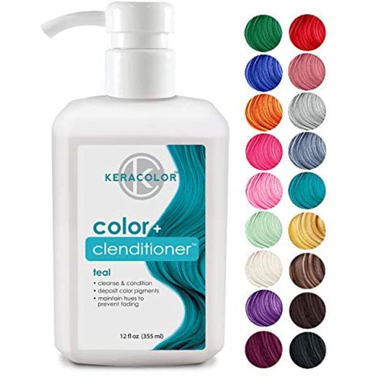 Keracolor Teal Color Clenditionier Teal 12oz- 
