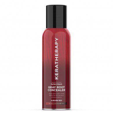 Keratherapy Perfect Match Gray Root Concealer, Auburn Red 3 oz- 