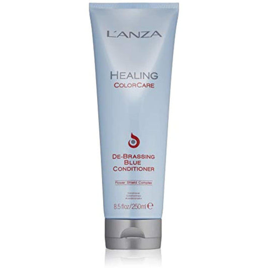 L’ANZA Healing Colorcare De-Brassing Blue Conditioner, 8.5 Floz- 
