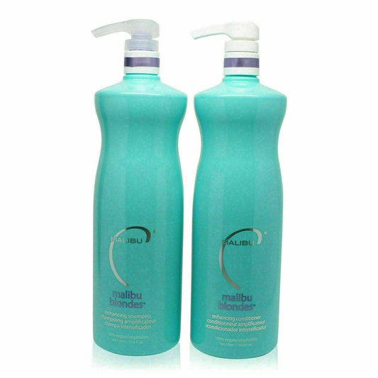 Malibu C Blondes Shampoo and Conditioner 33.8oz Duo- 